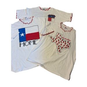 Lot 3 VTG‎ 90s Texas T-Shirt Red Hot Chili Peppers  Tee USA Made Large
